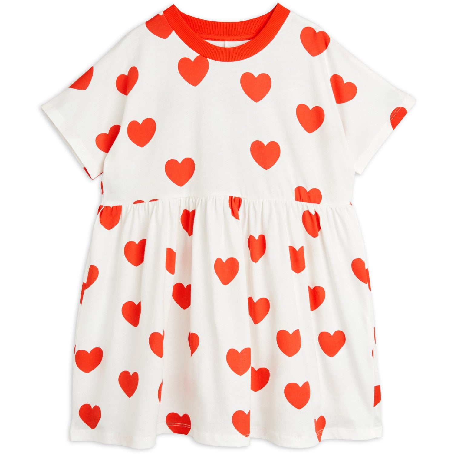 Mini Rodini Red Hearts AOP Dress