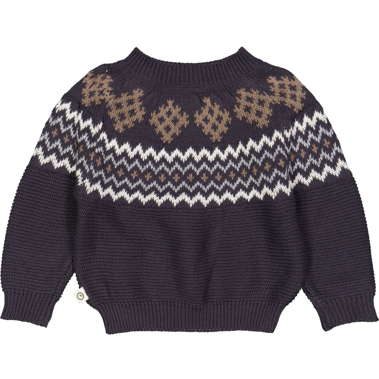 Müsli Mystery Blue Knit Jacquard Sweater