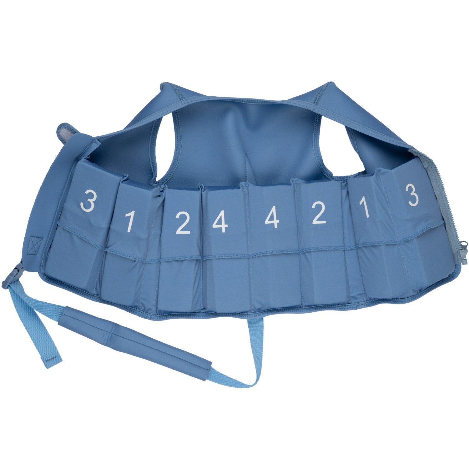 Mikk-Line Swim Vest Solid Faded Denim 8