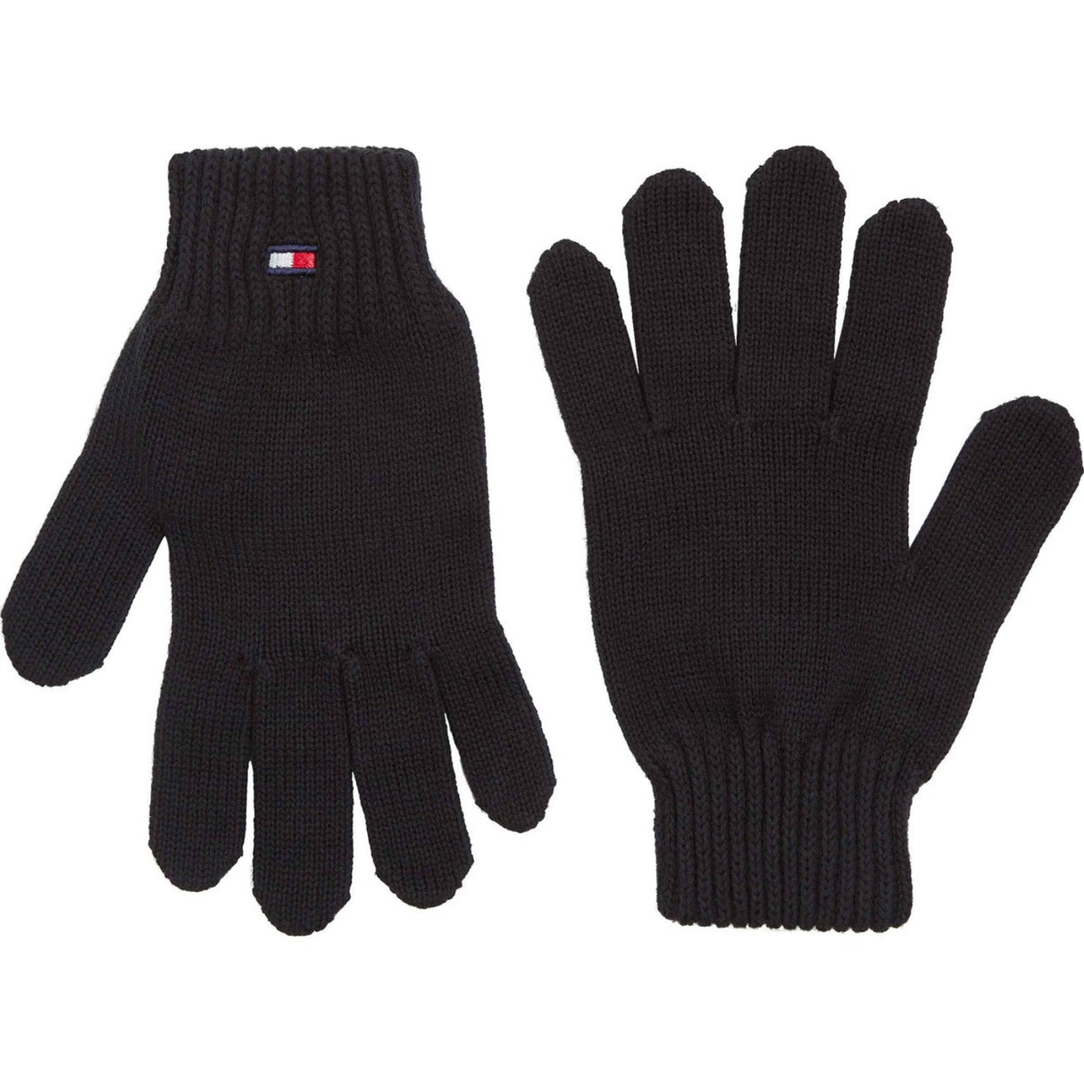 Tommy Hilfiger Black Small Flag Gloves