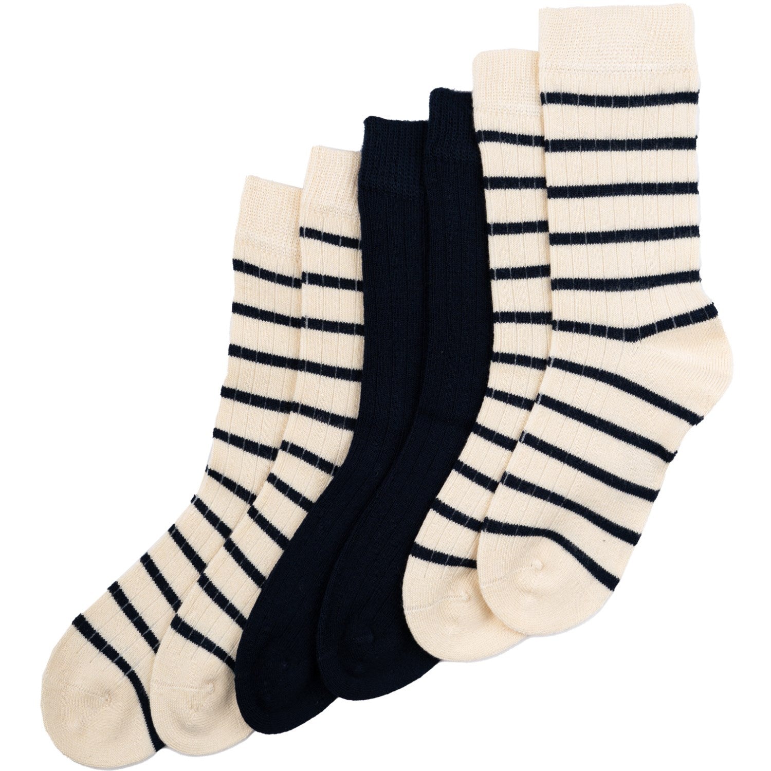 MiniPop® Navy Bamboo Socks 3-Pack Noos