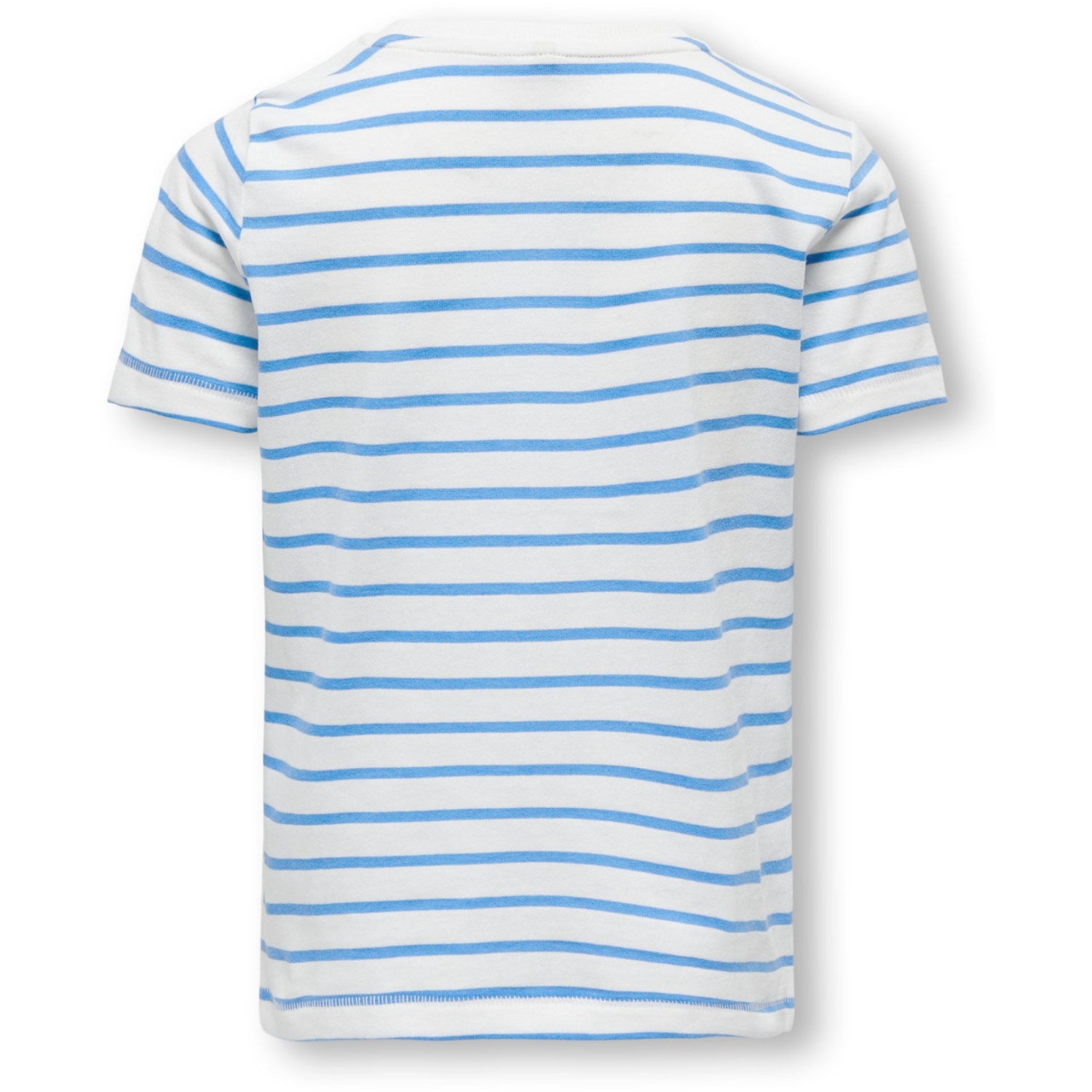 kids ONLY Cloud Dancer Azure blue + print pomme stripe Bone La Pomme T-Shirt 2