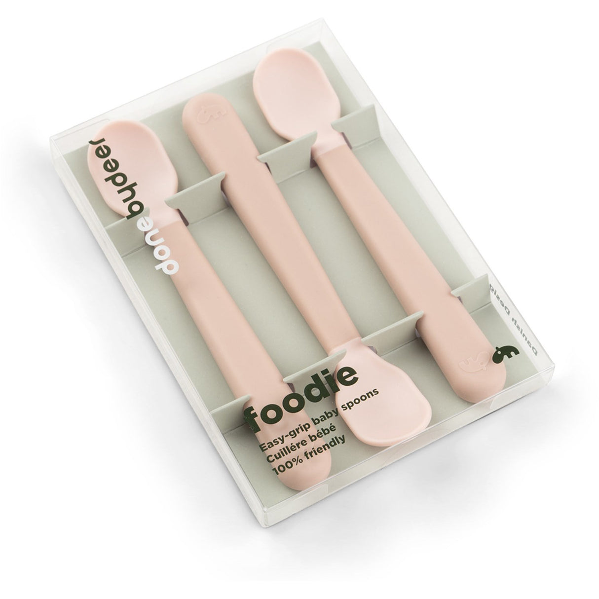 DonebyDeer Foodie Easy-Grip Babyske 3 Piece Pudder