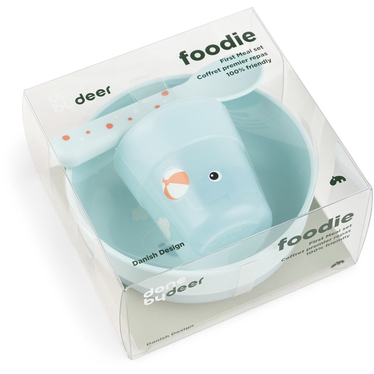 DonebyDeer Foodie Første Dinner Set Playground Blå