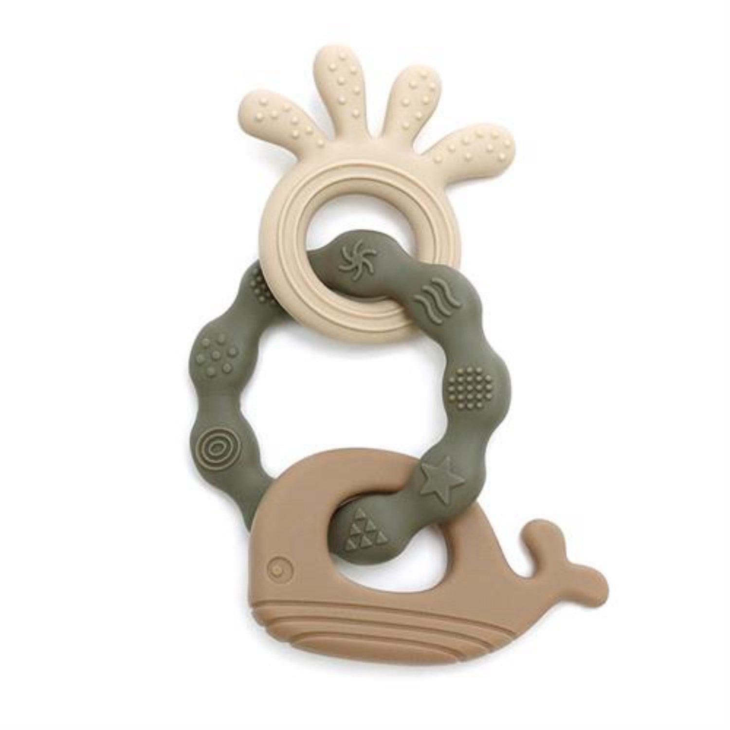 Magni Green Teether - Octopus/Whale