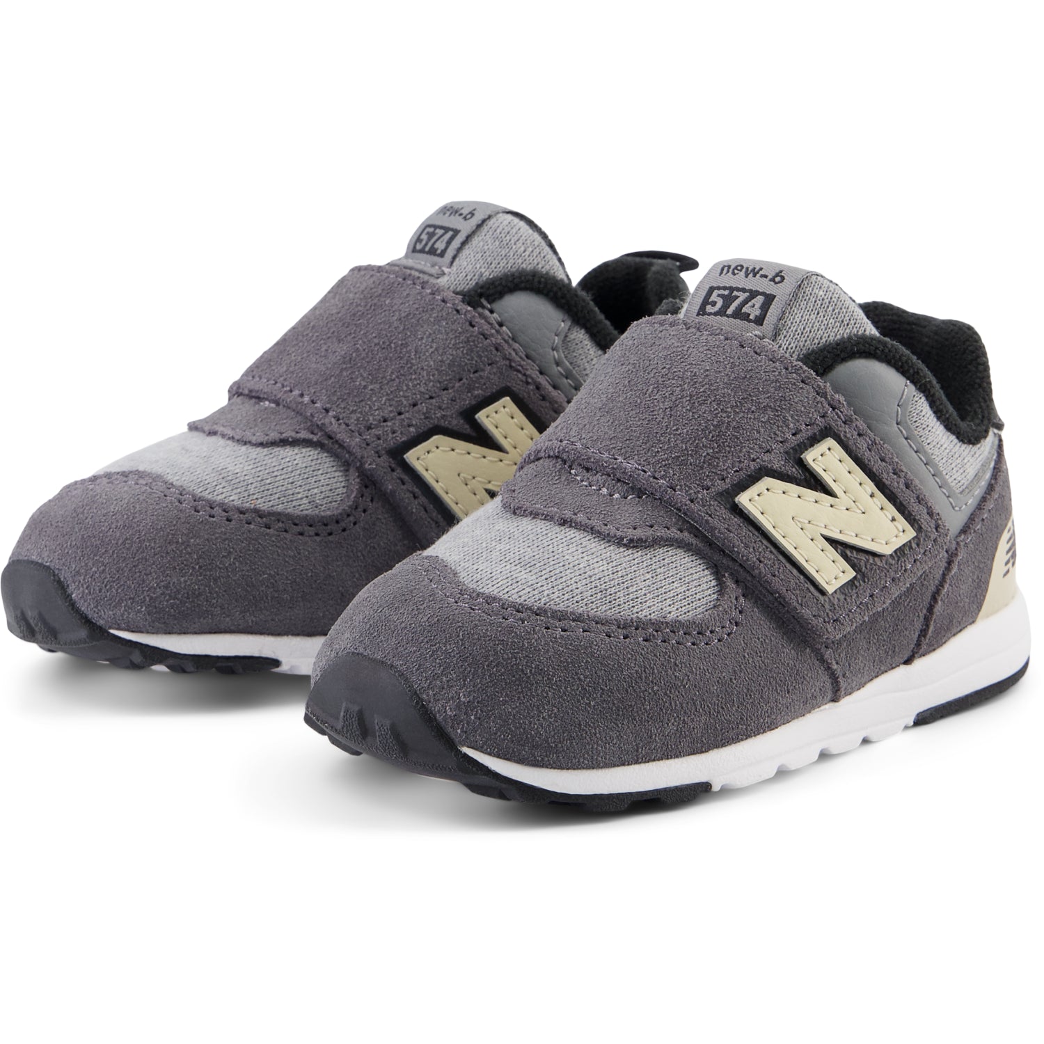 New Balance 574 NEW-B Hook & Loop Sneakers Magnet