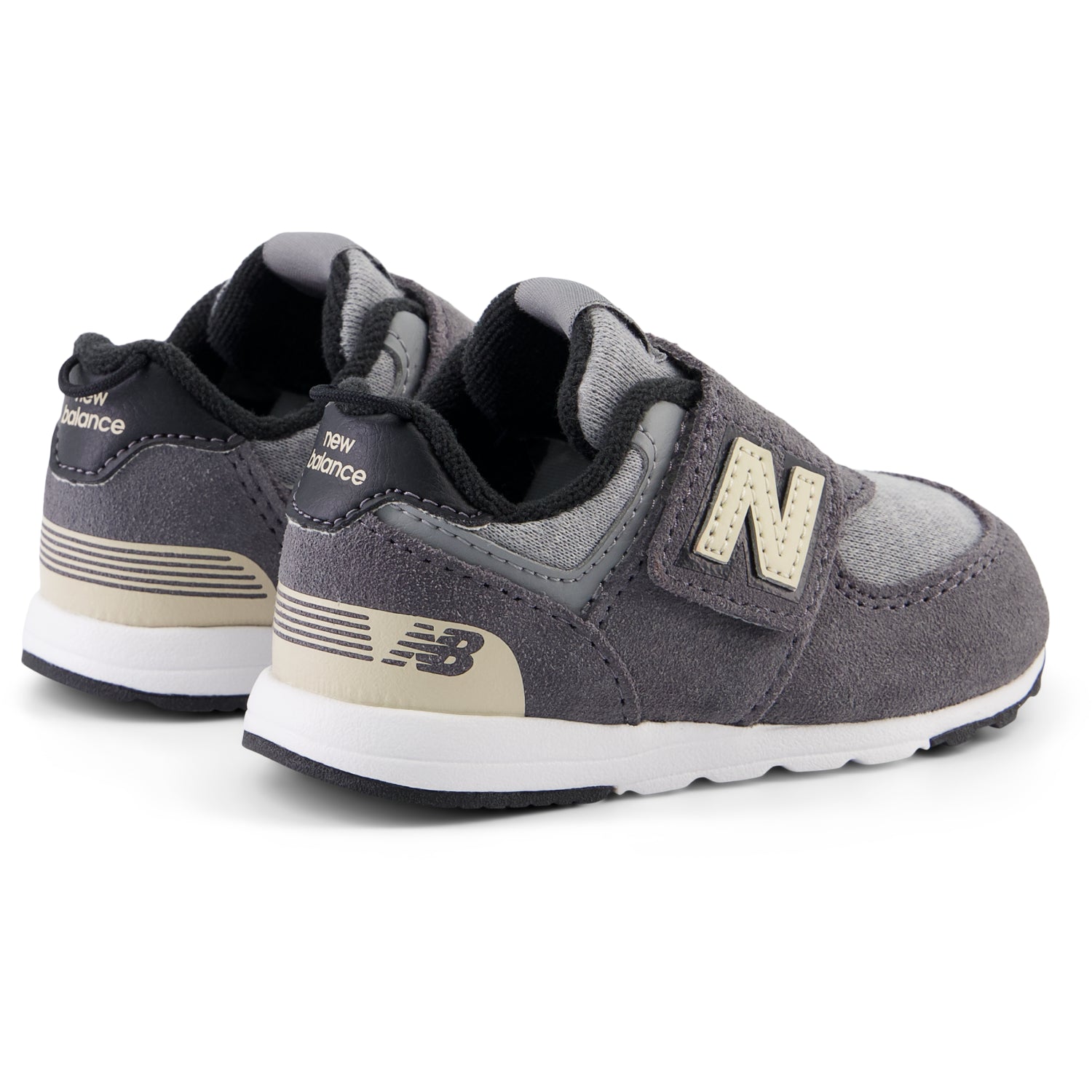 New Balance 574 NEW-B Hook & Loop Sneakers Magnet 4