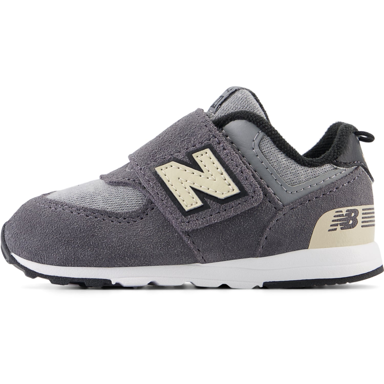 New Balance 574 NEW-B Hook & Loop Sneakers Magnet 9