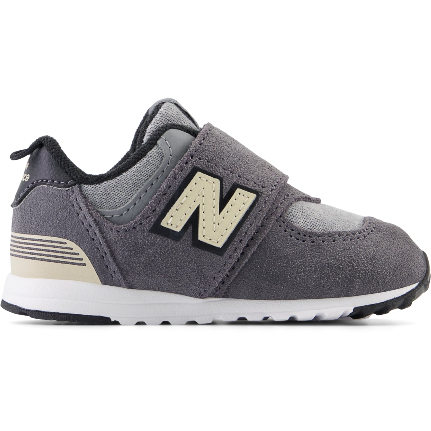 New Balance 574 NEW-B Hook & Loop Sneakers Magnet 10