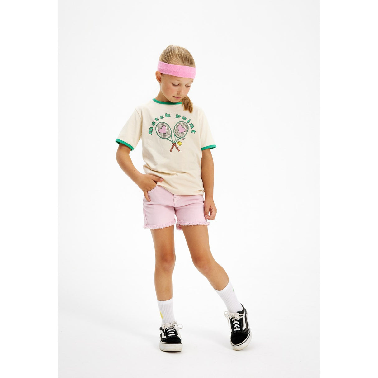 The New Pink Nectar Agnes Denim Shorts
