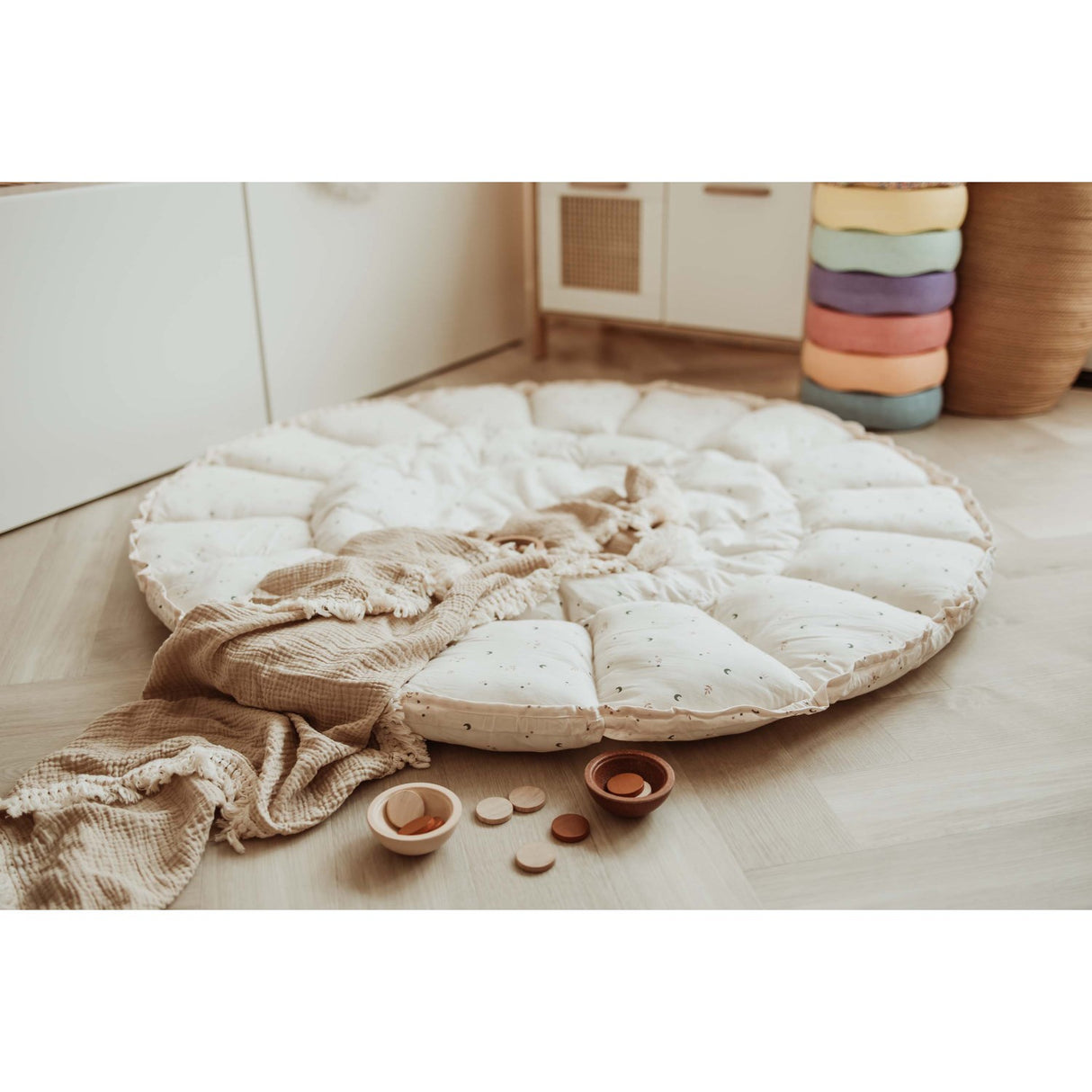 Play&Go Organic Bloom Moon 2-in-1 Playmat