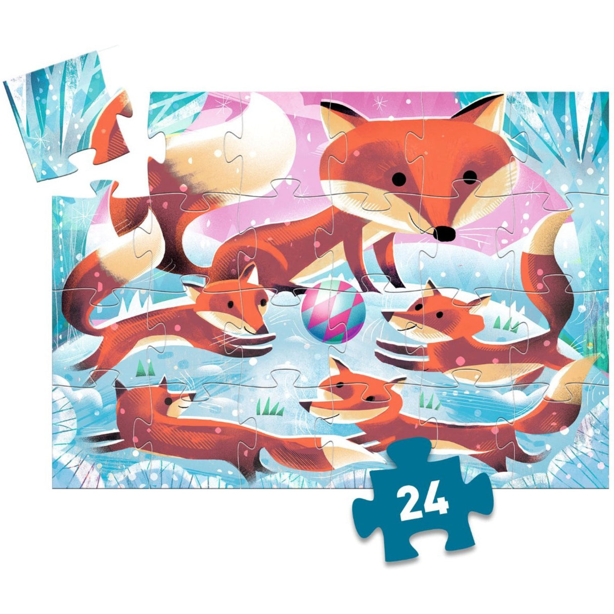 Djeco Silhouette Puzzle Fox