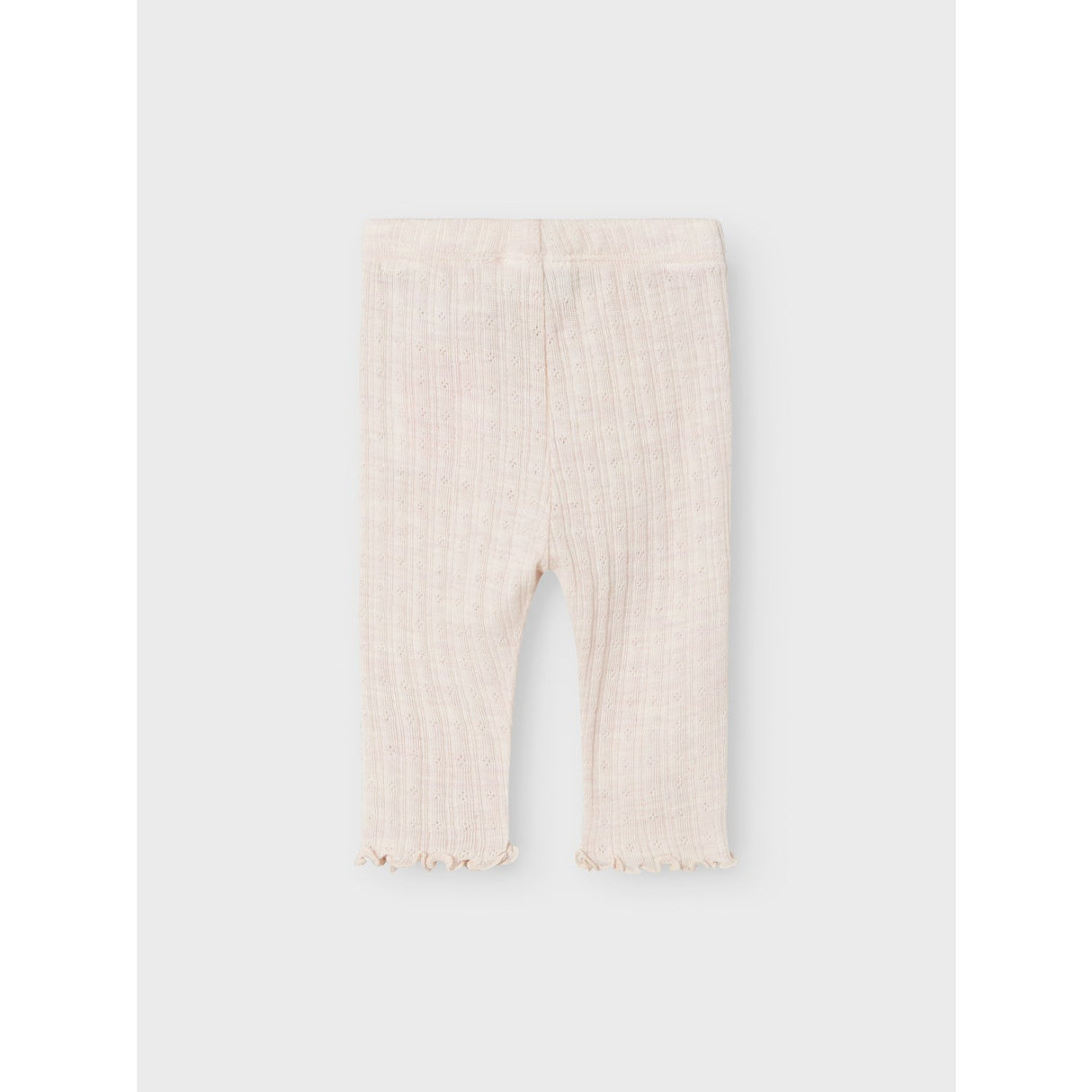 Name It Lilac Ash Wossa Wool/Silk Rib Leggings
