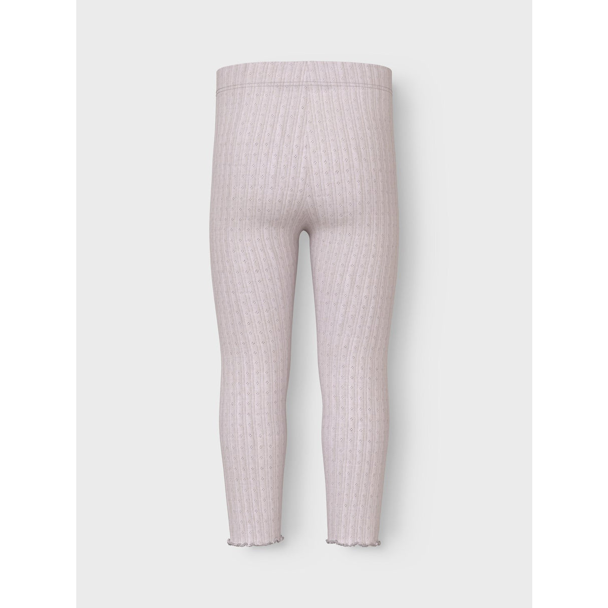 Name It Lilac Ash Wossa Wool/Silk Rib Leggings