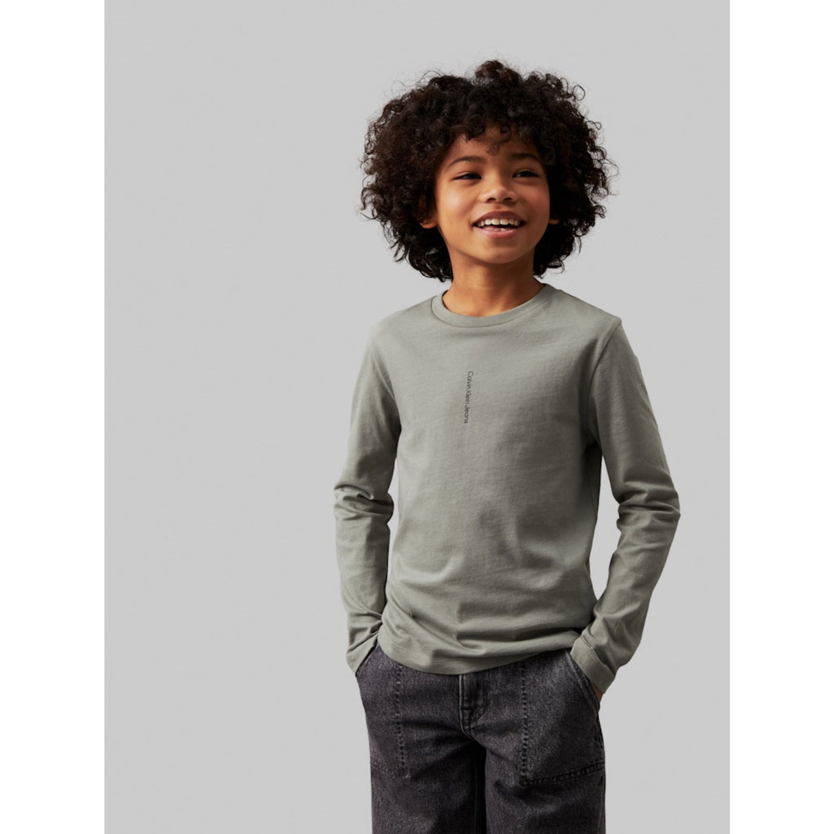 Calvin Klein Meteor Green Minimalistic LAndo Blouse