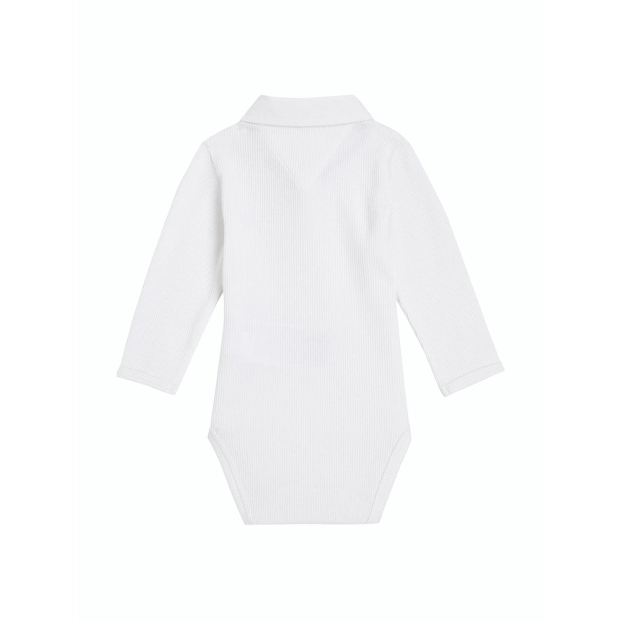 Tommy Hilfiger White Rib Bodysuit Ls Ls