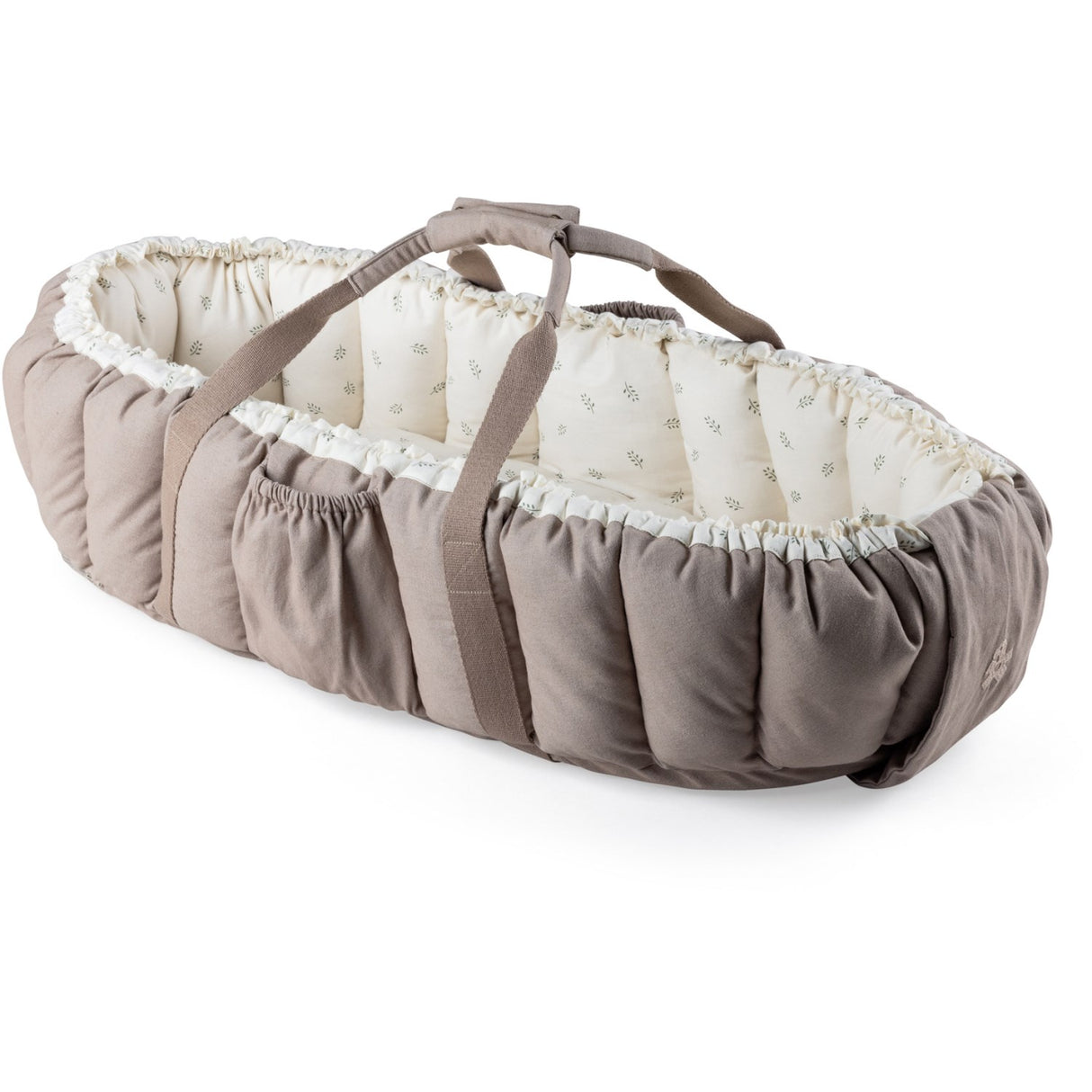 Zebra Beige Zebra 3-in-1 Baby Nest, Sophora Leaves
