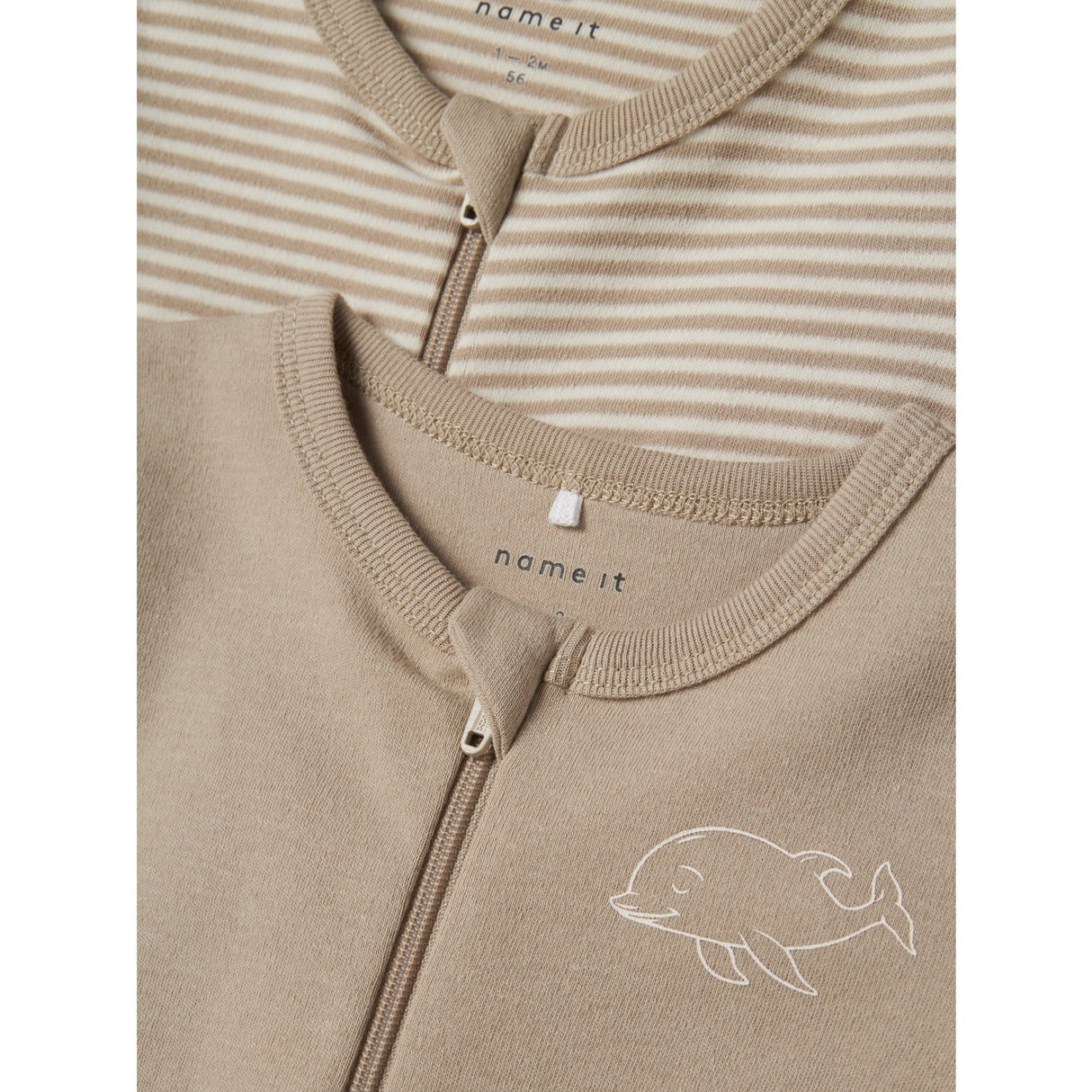 Name It Pure Cashmere Nightsuit 2-pack Zip Core 2 Noos