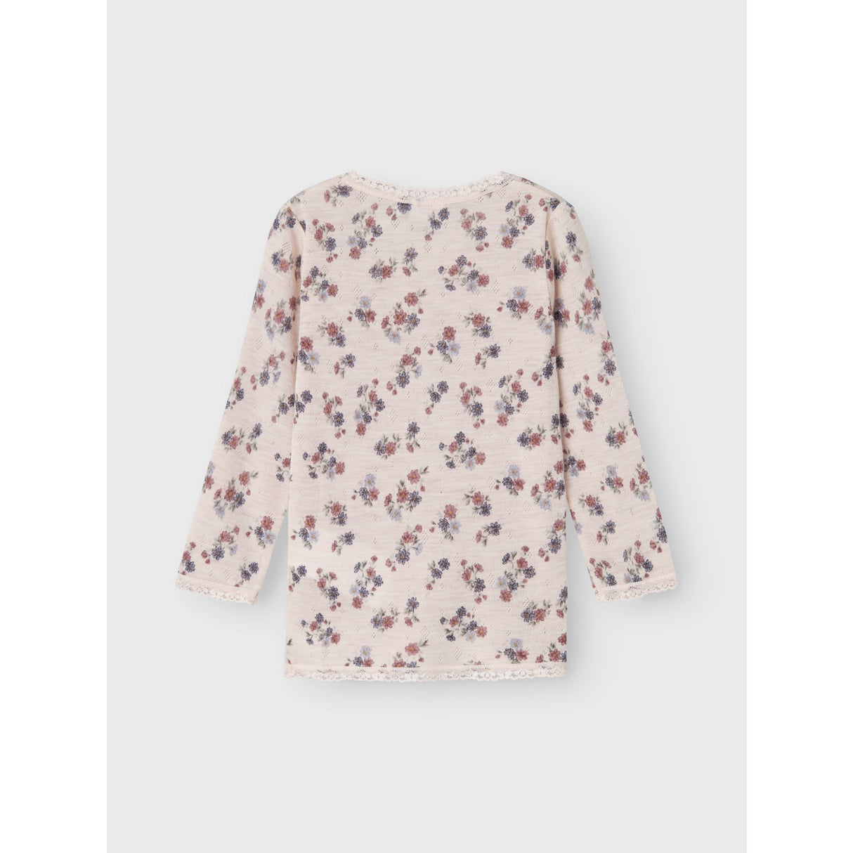 Name It Lilac Ash Wang Wool Needle Blouse Noos