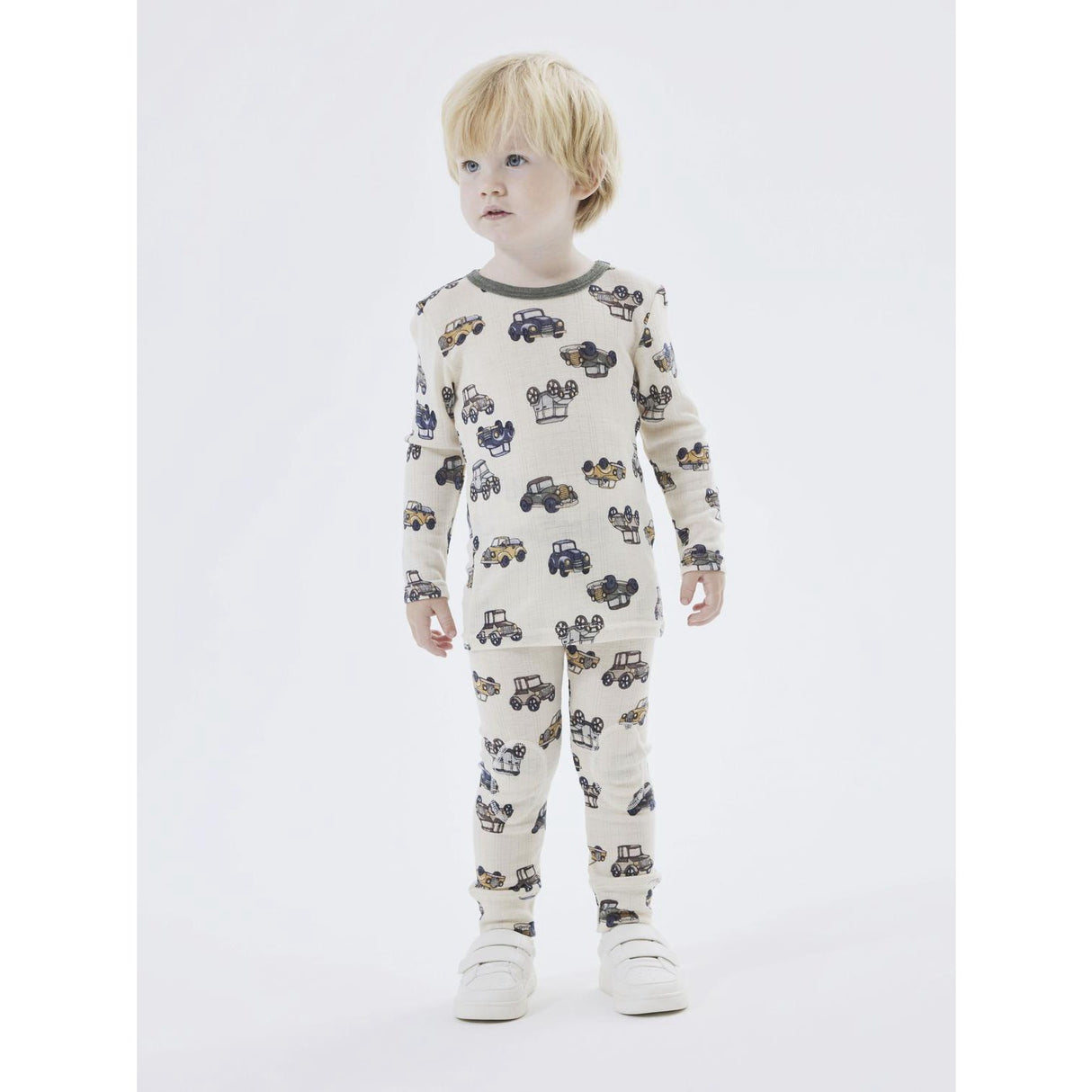 Name It Snow White Wang Wool Needle Long Johns Noos