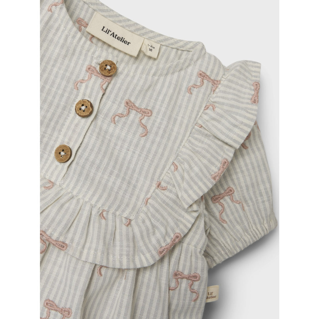 Lil'Atelier Coconut Milk Kendra Loose Body Dress