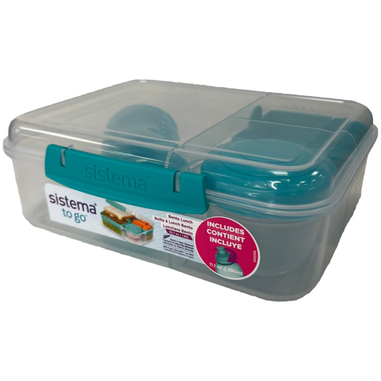 Sistema Bento Lunch 1,65L With 330ml Bottle