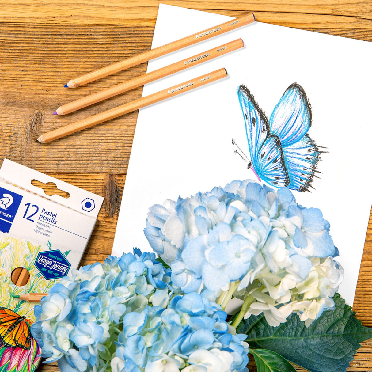 Staedtler Colored Pencils Pastel Line Hexagonal