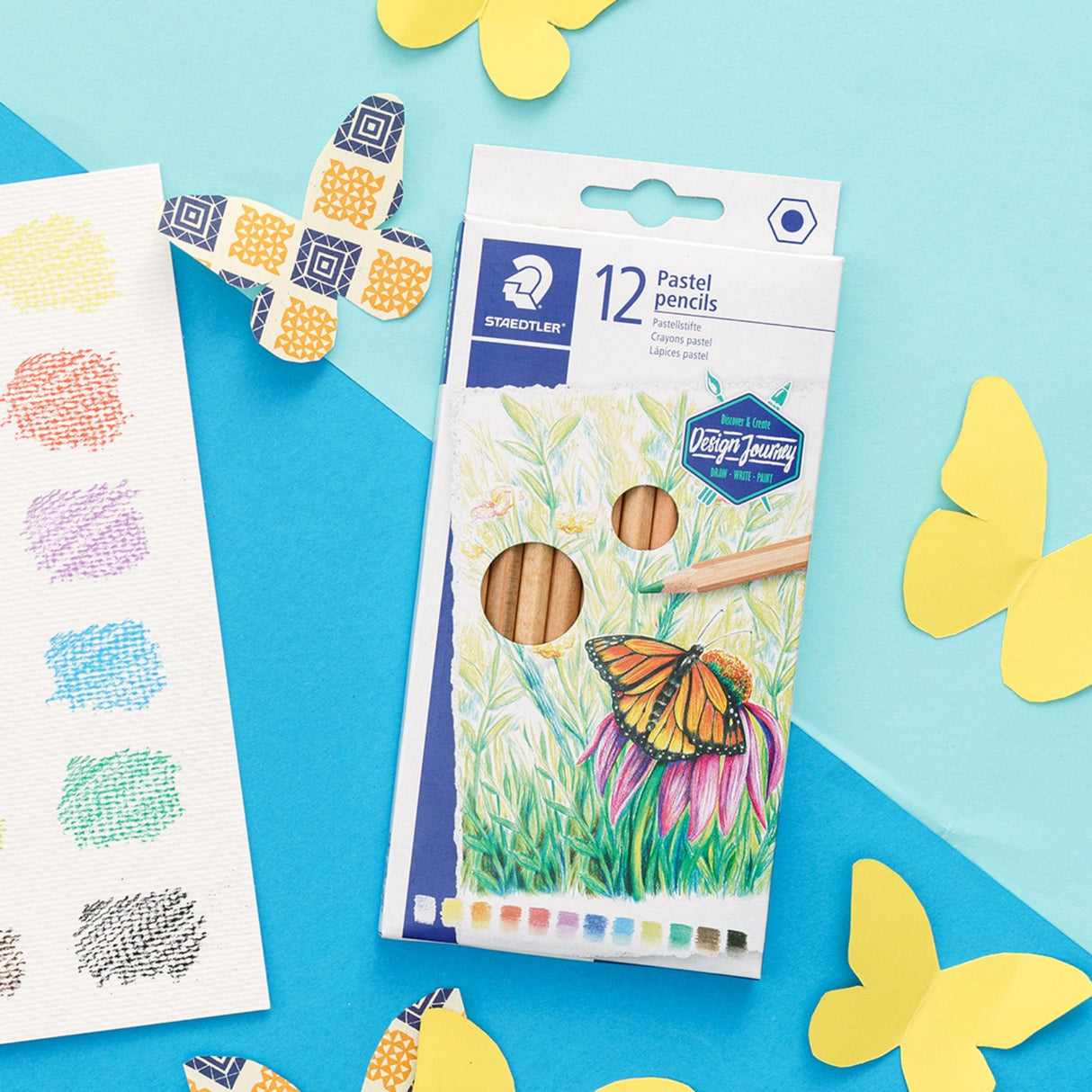 Staedtler Colored Pencils Pastel Line Hexagonal