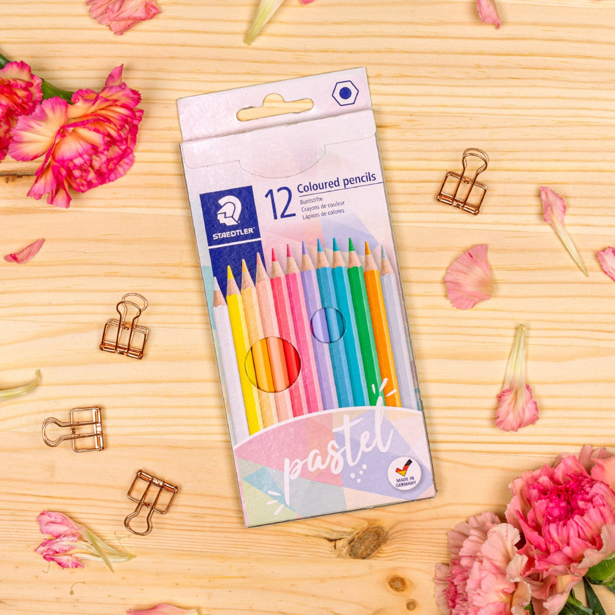 Staedtler Colored Pencils Pastel Line Hexagonal