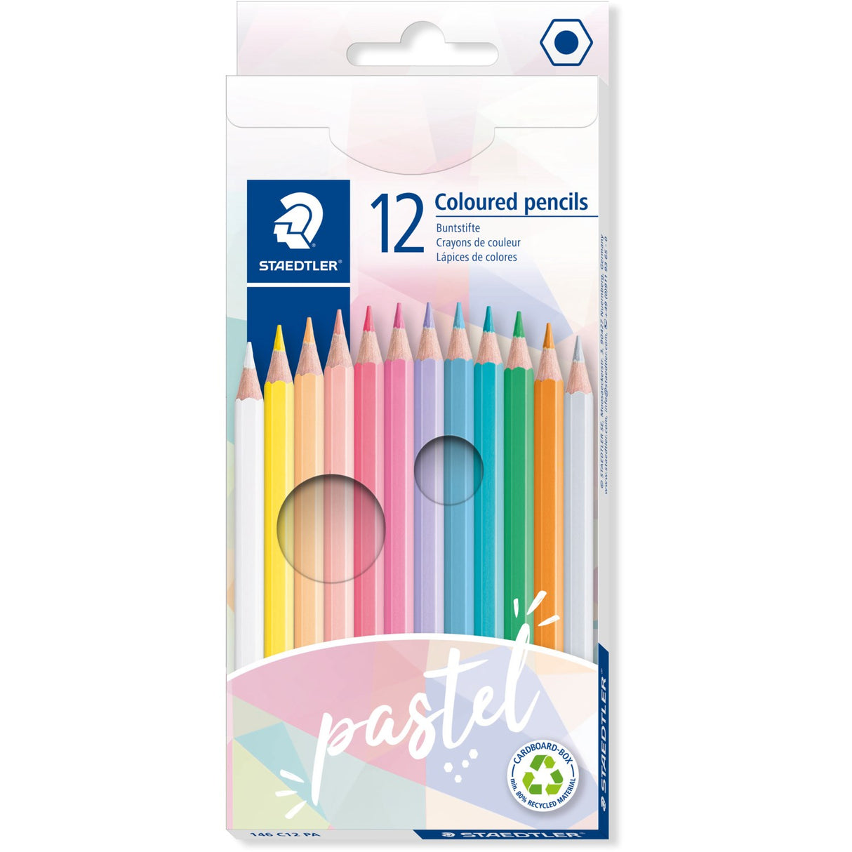 Staedtler Colored Pencils Pastel Line Hexagonal