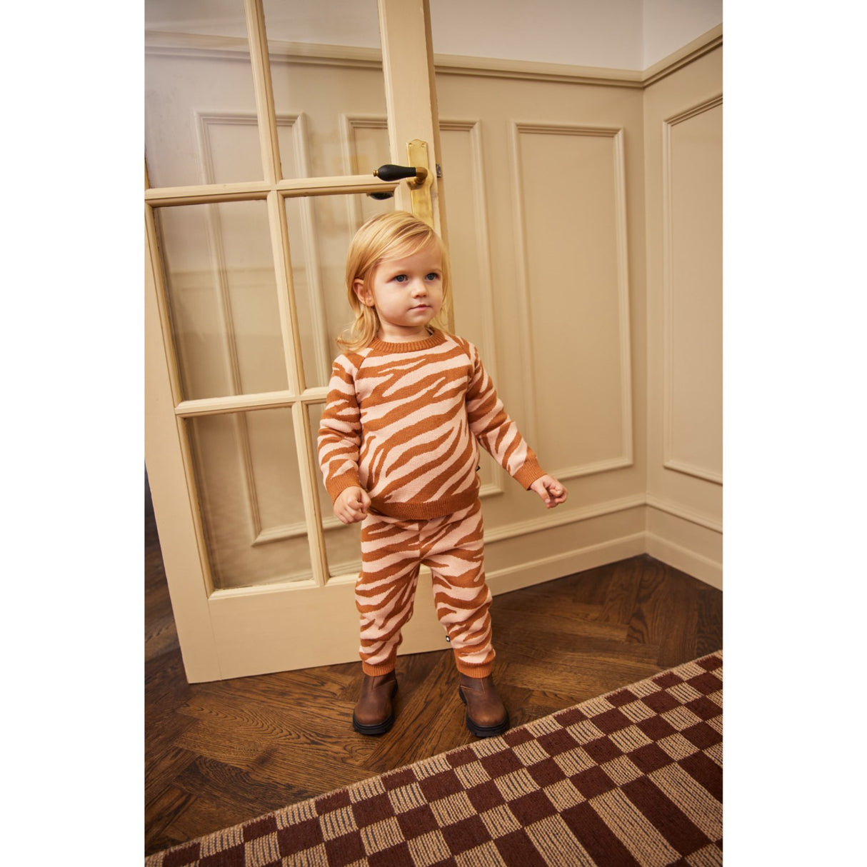 Molo Baby Zebra Knit Sol Pants