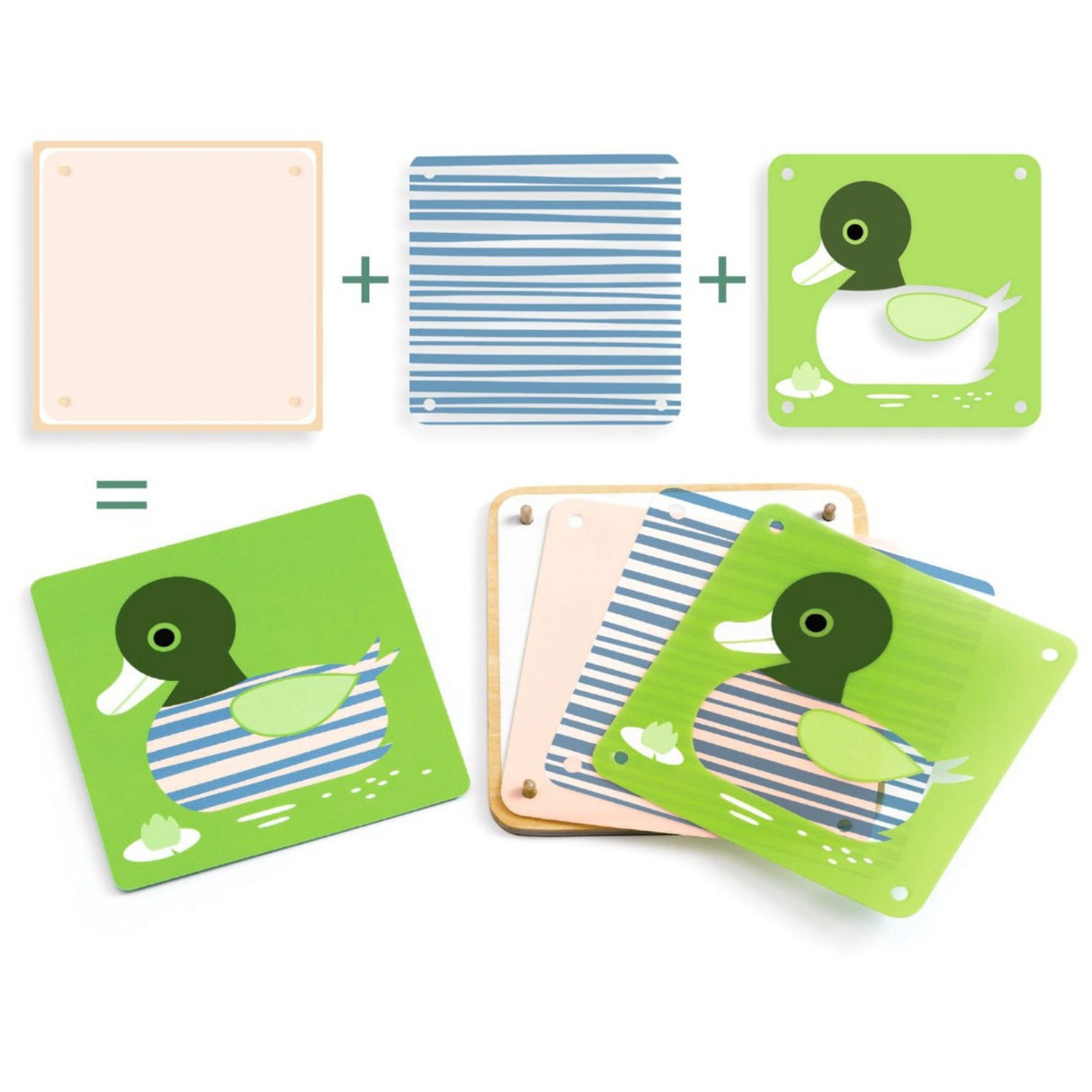 Djeco Eduludo Educational Games, Animologix