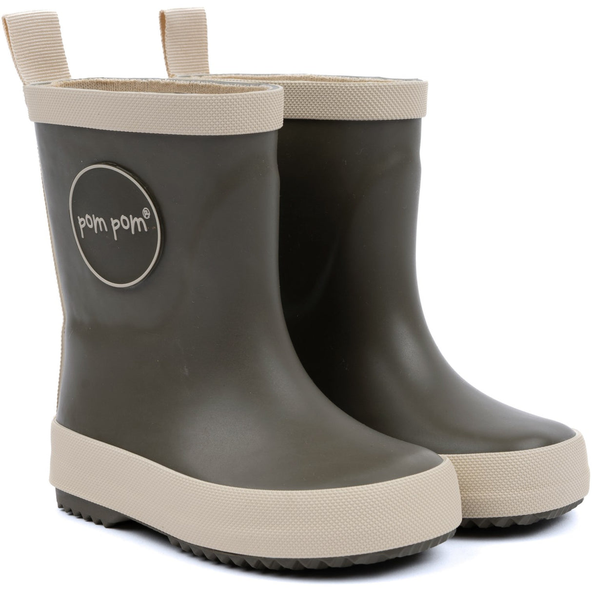 Pom Pom Rubber Boots Hunter Green