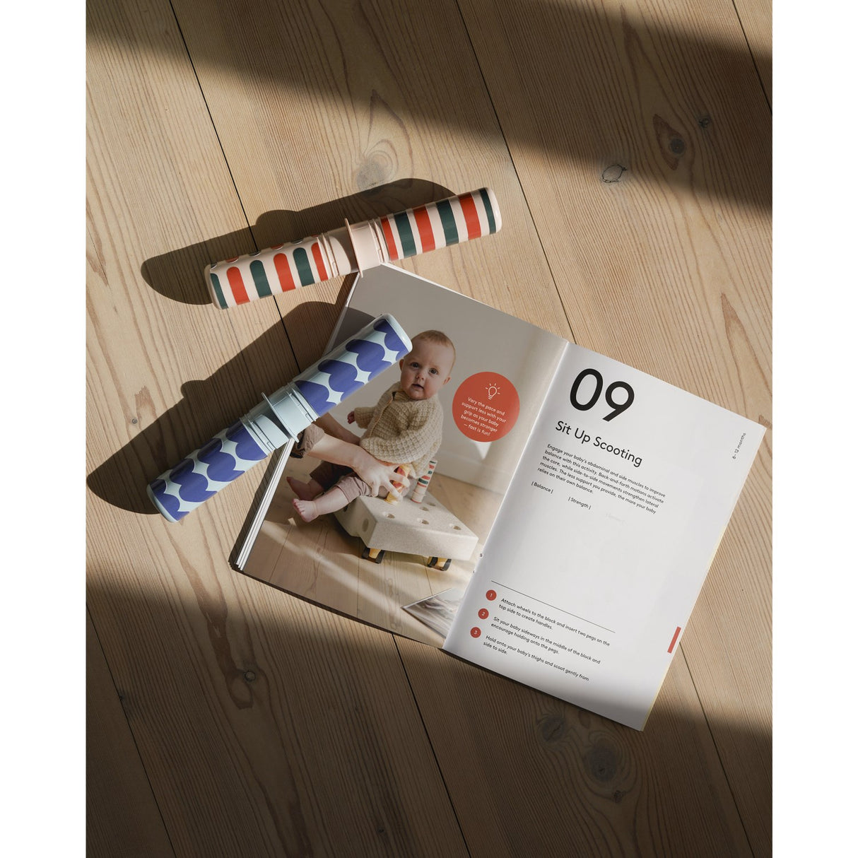 MODU Deep Blue / Sky Blue Baby Activity Set