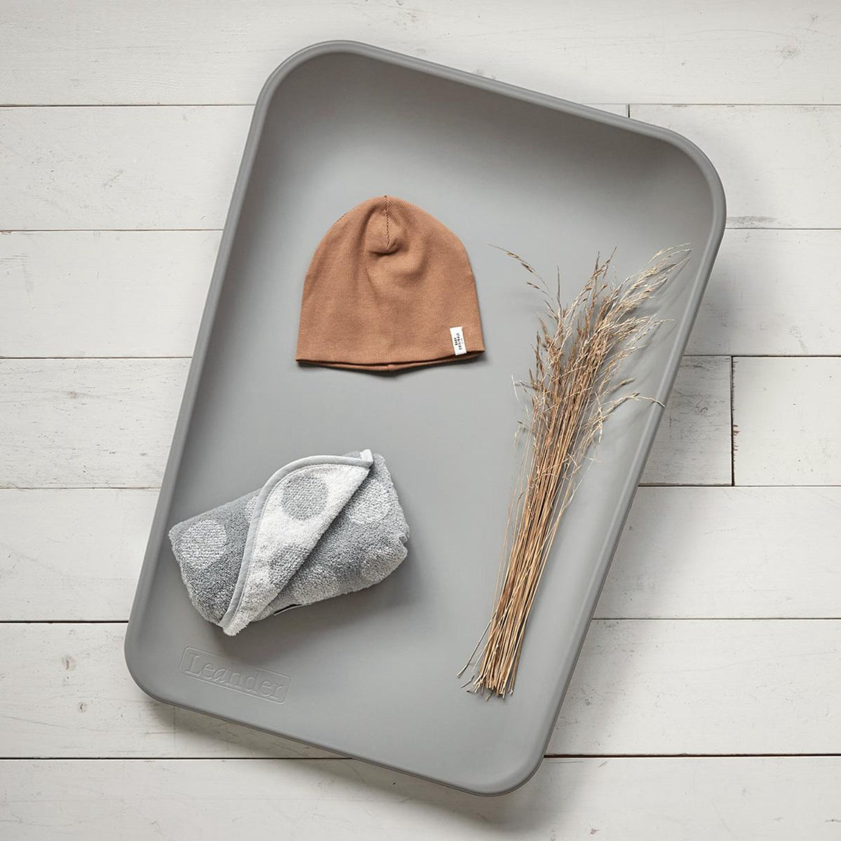 Leander Matty Changing Pad Pearl Grey