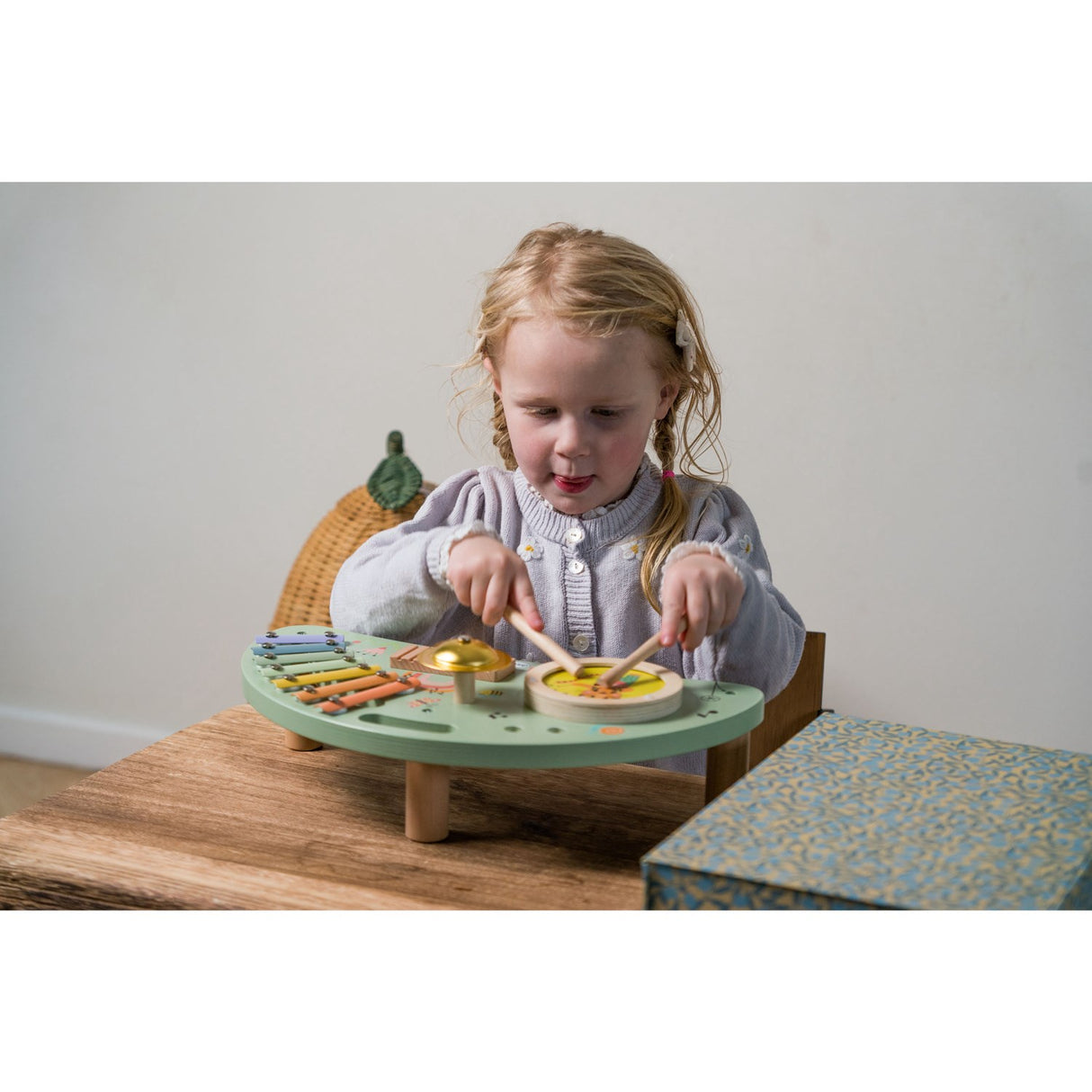 Dantoy Music Station Wood I Gift Box 3 Pieces