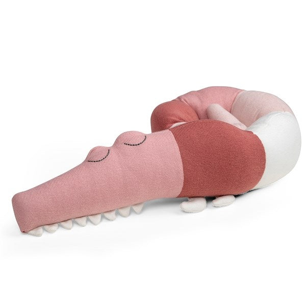 Sebra Knitted Mini Pillow Sleepy Croc Blossom Pink