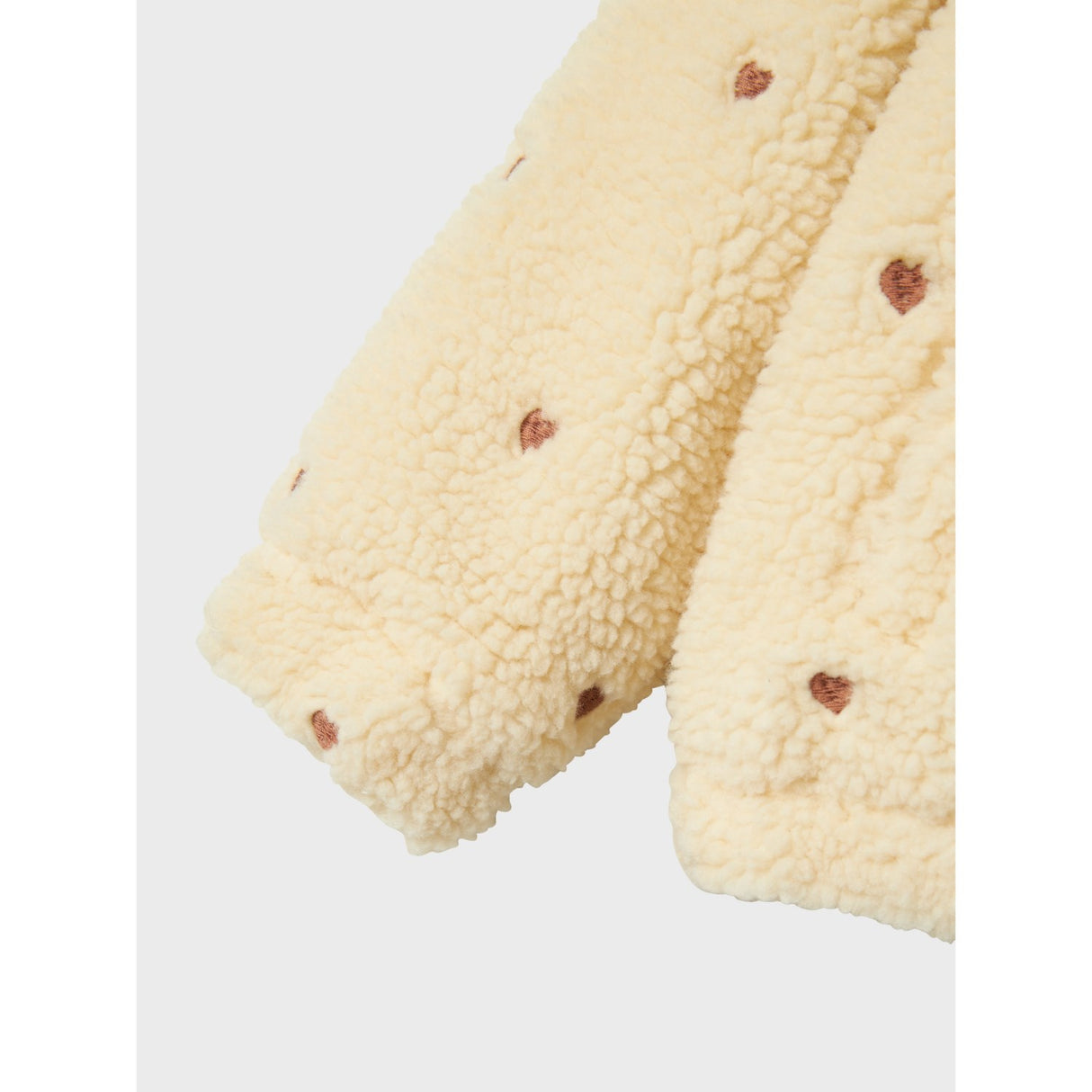 Lil'Atelier Sandshell Nalo Sherpa Loose Jacket