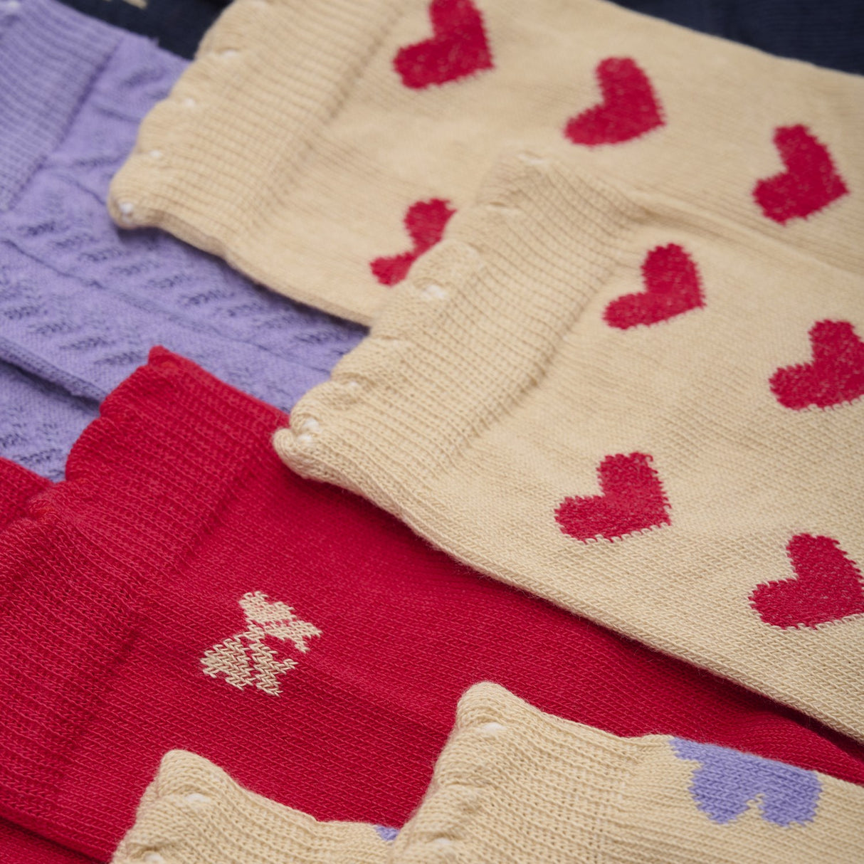 Minymo Red Socks 5-Pack