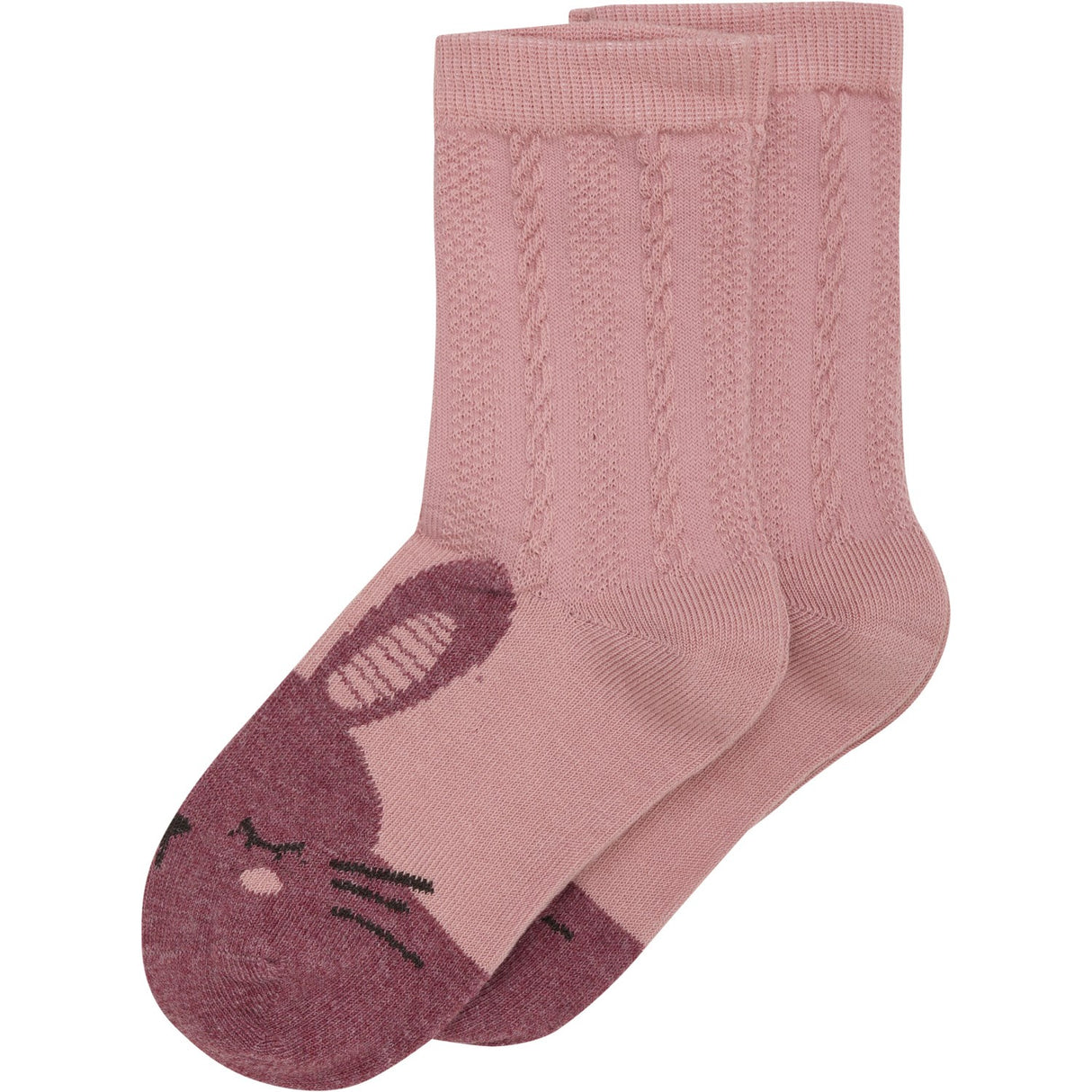 Minymo Ash Rose Socks 2-pack
