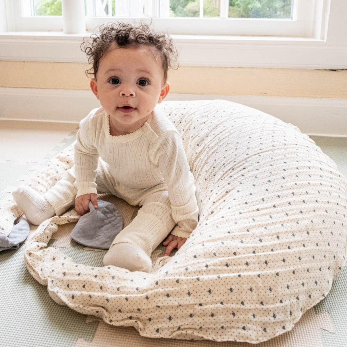 That's Mine Lots Of Love Sky Moon Nursing Pillow