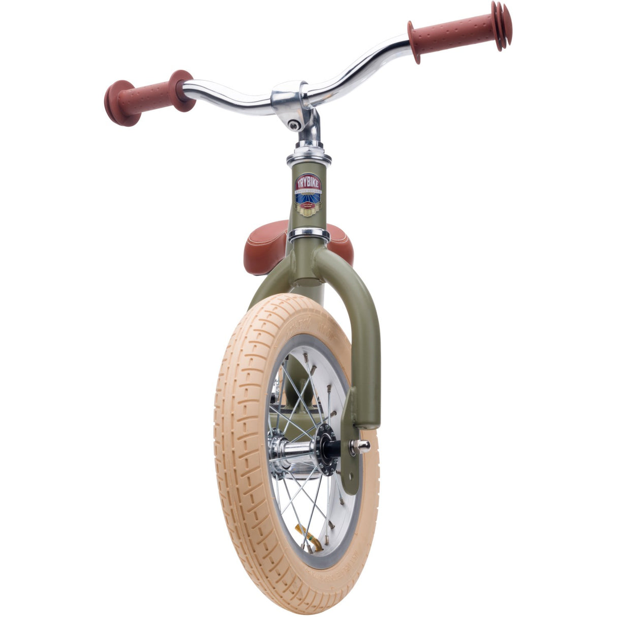 Trybike in steel, 2 wheels, Vintage Green