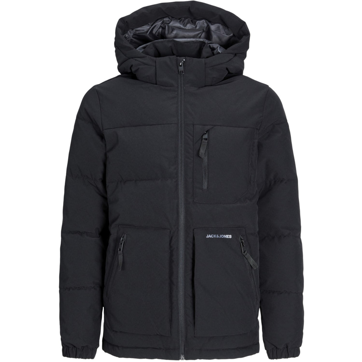 Jack & Jones Junior Black Eotto Puffer Jacket