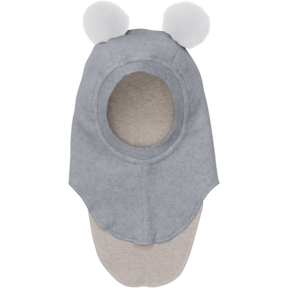 Huttelihut Light Grey Melange X Luksusbaby Balaclava
