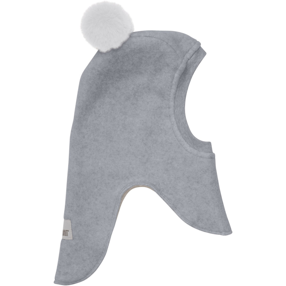 Huttelihut Light Grey Melange X Luksusbaby Balaclava