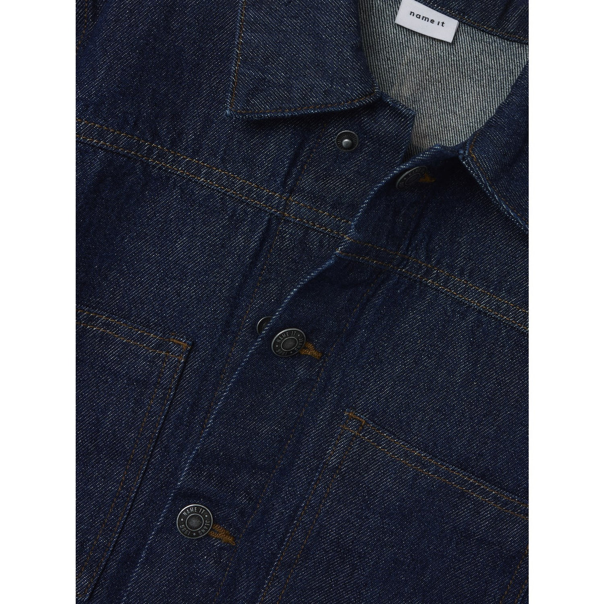 Name It Dark Blue Denim Unwashed Reese Denim Jacket