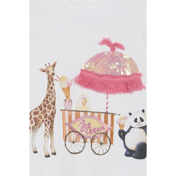 Hust & Claire Mini White Ayla T-shirt