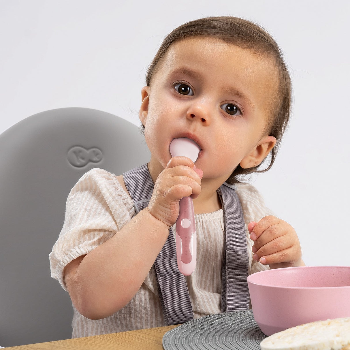 REER Flexible Baby Cutlery - Pink