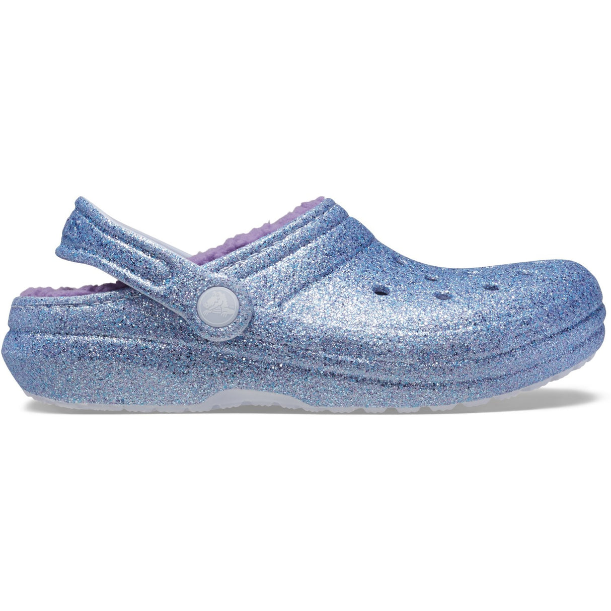 Crocs Frosted Glitter Classic Lined Glitter Clog