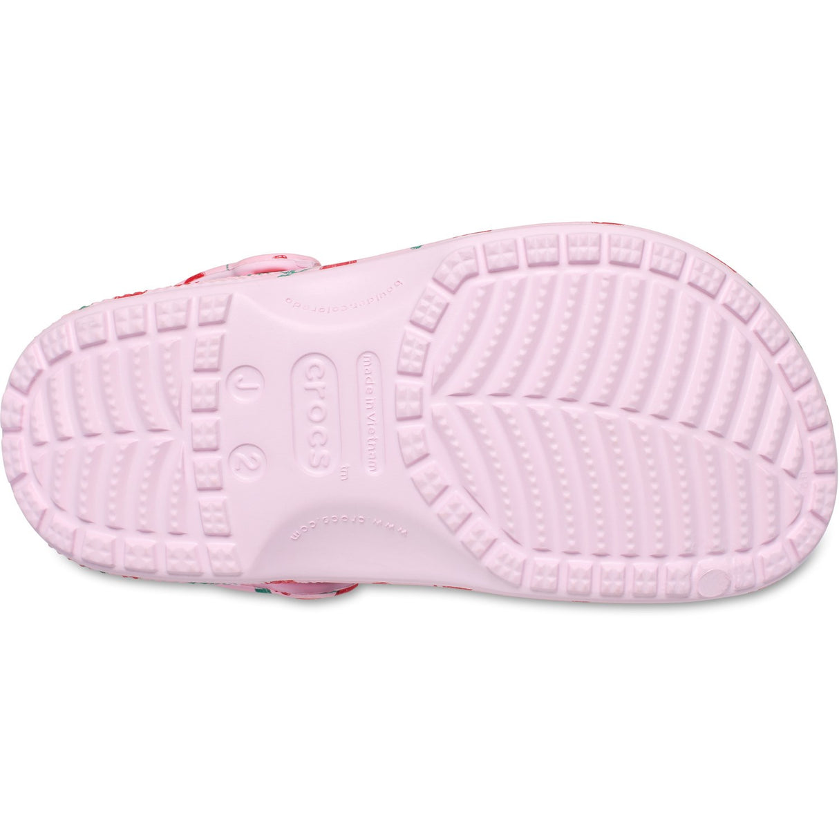 Crocs Pink Milk Classic Fresh Fruits Clog